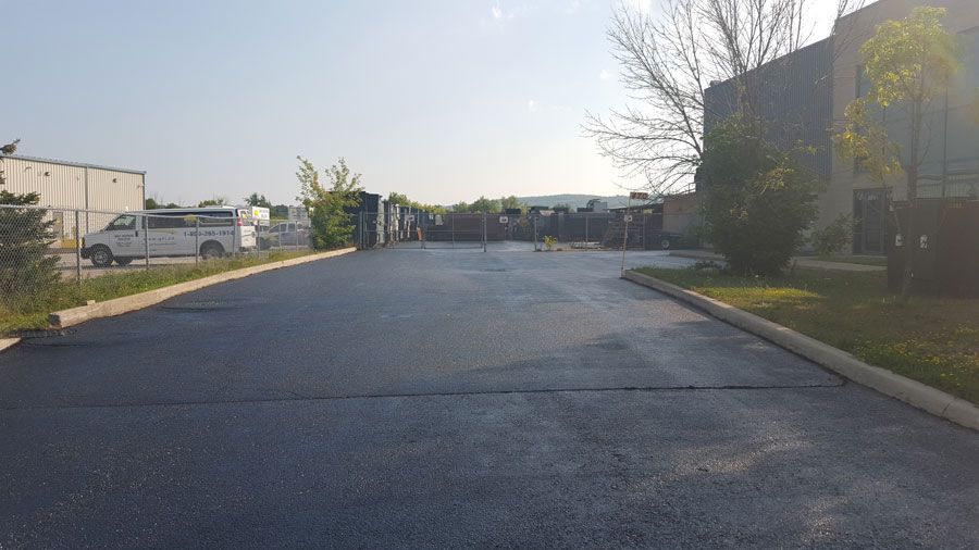 Commercial parking lot sealing in Milton - Andy's Asphalt Sealing