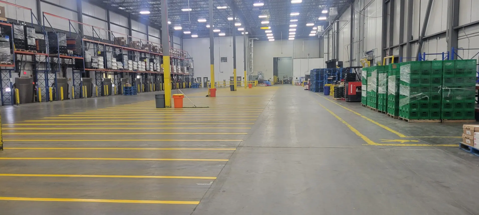 Parking lot maintenance at Gordon Food Service - Andy's Asphalt Sealing