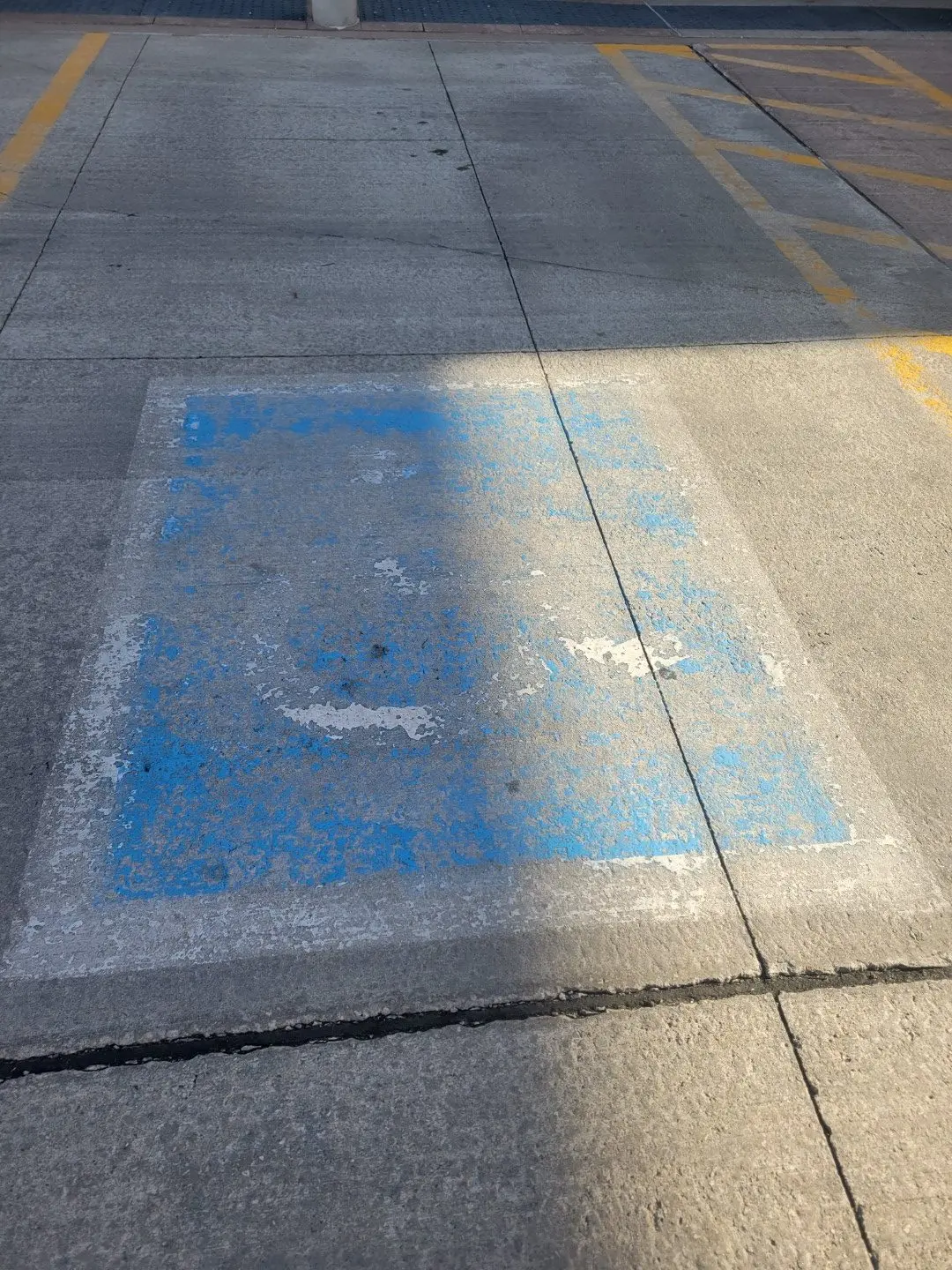 paint striping and driveway signage - Permacon